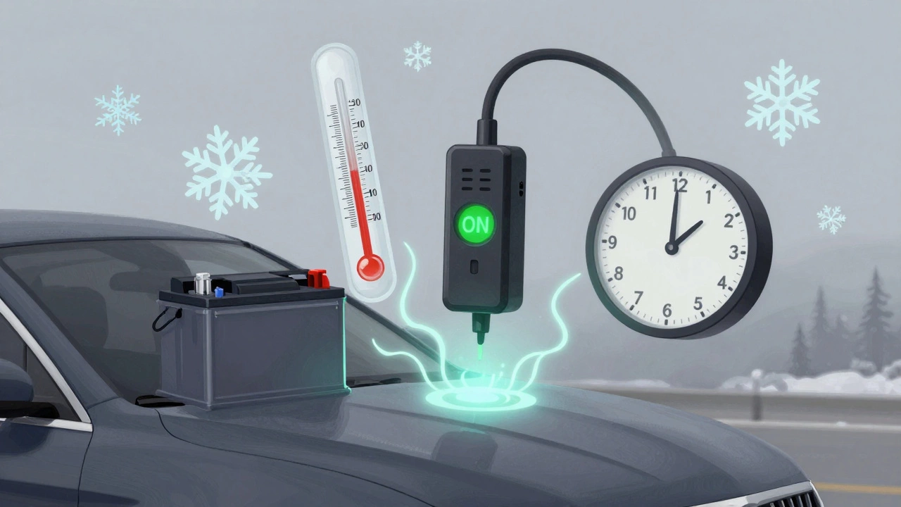 Аккумулятор с символами зимы и зарядки, обозначающими продление срока службы до 7 лет.