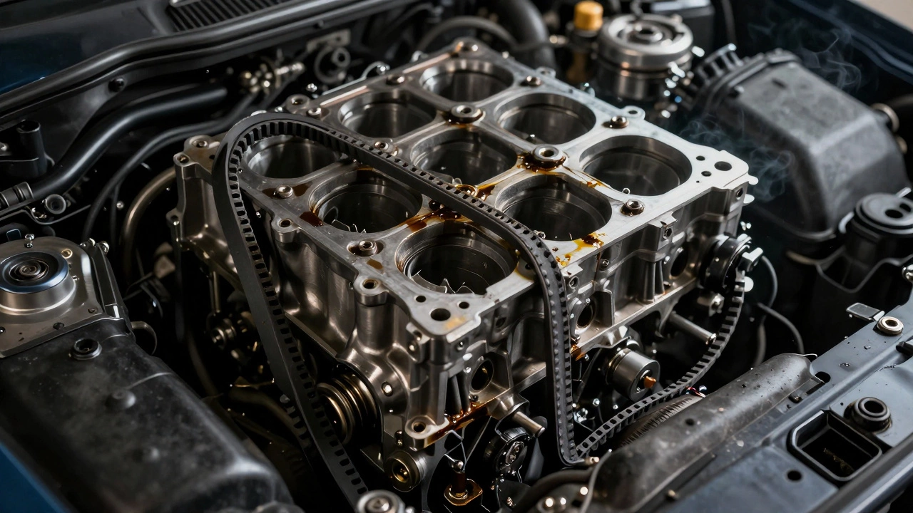 Что происходит с автомобилем при обрыве ремня ГРМ: последствия и что делать